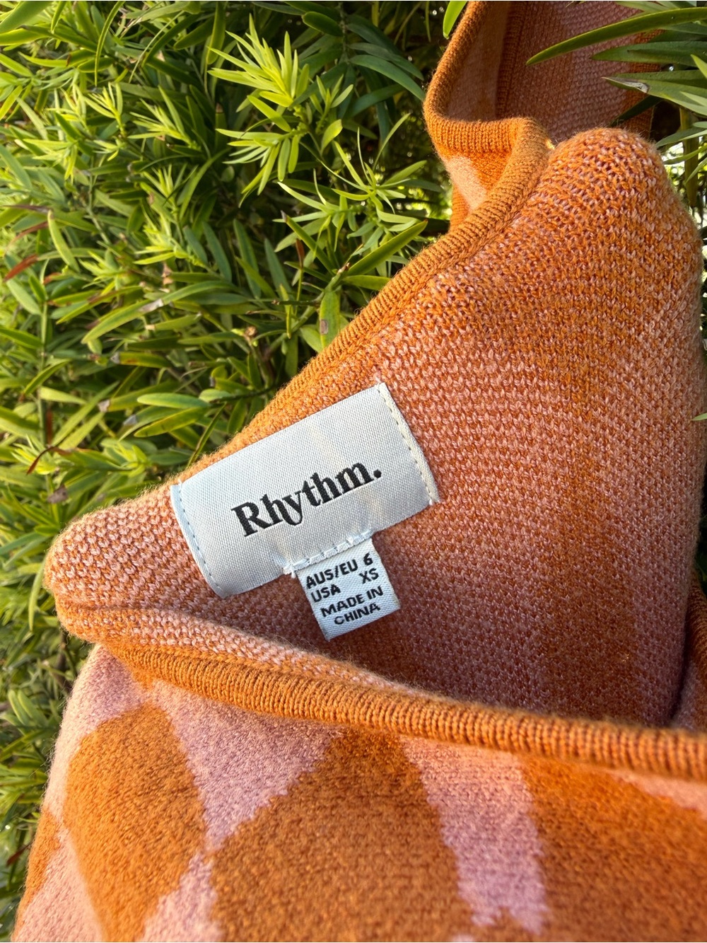 Rhythm Orange Geometric Maxi Dress - Picture 2 of 4